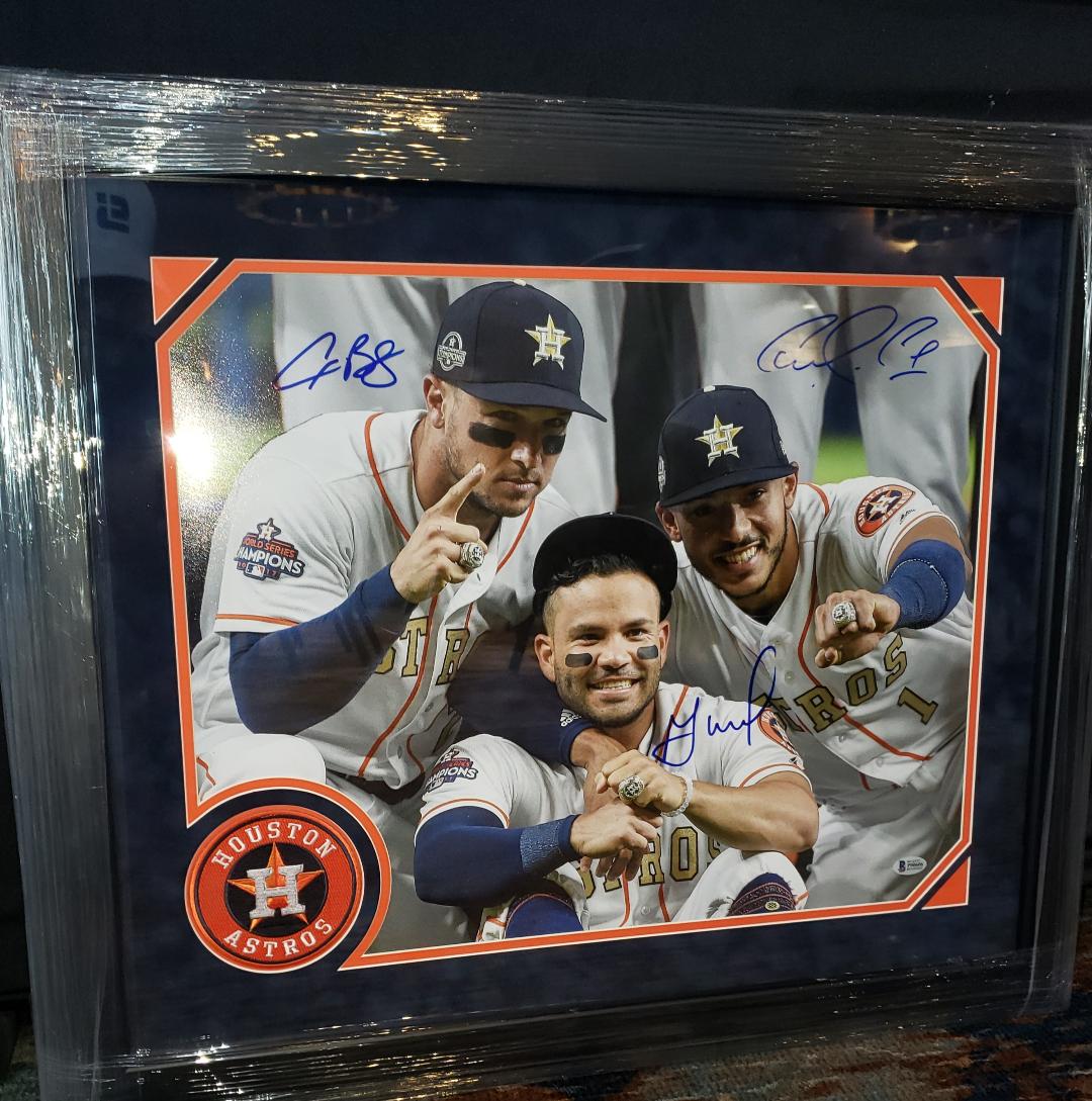 ALEX BREGMAN Autographed Houston Astros 2017 World Series Baseball